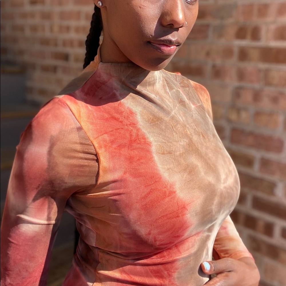 Tye Dye Autumn dress